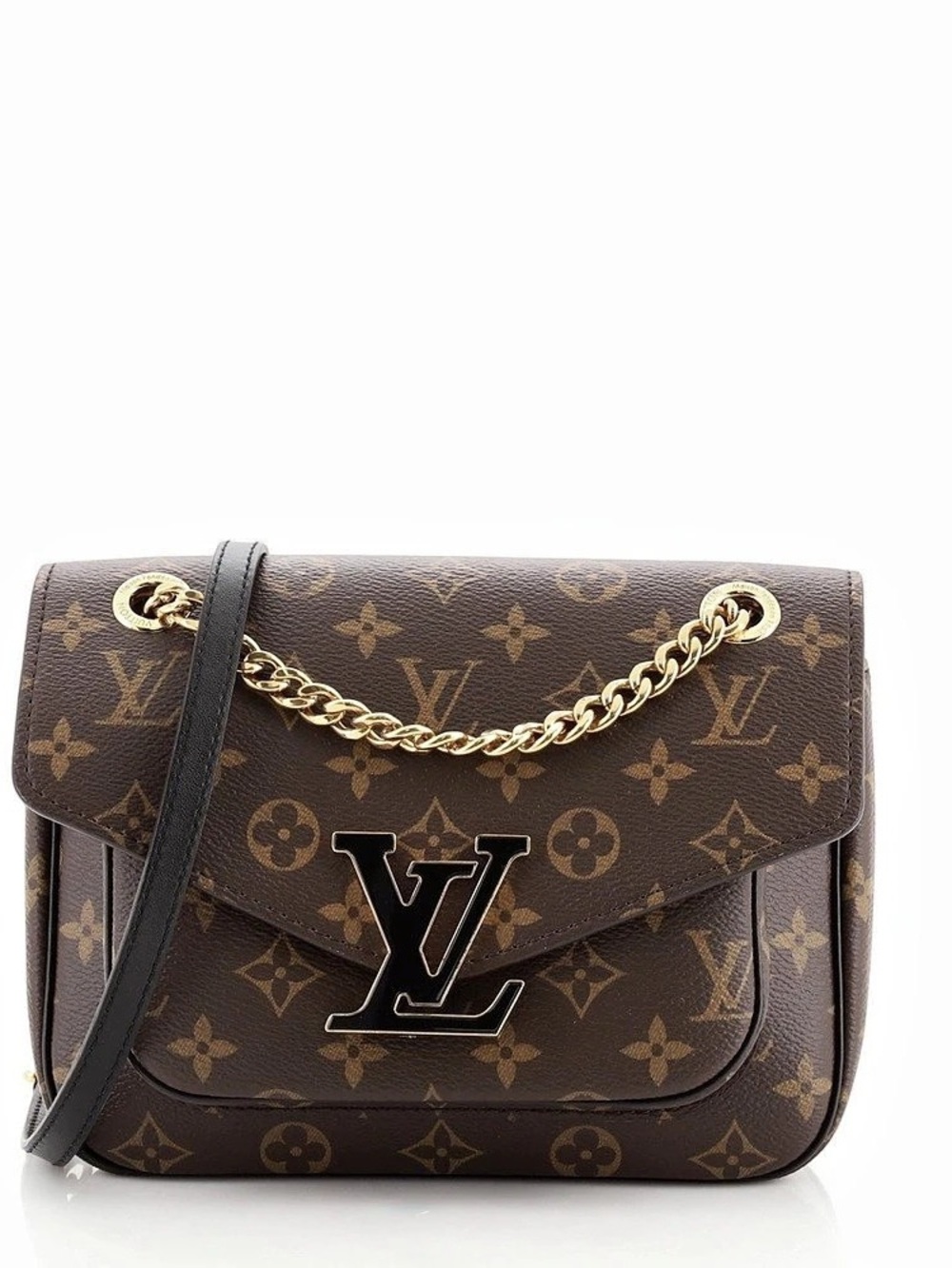 Louis Vuitton Passy Crossbody Bag Brown Like New